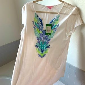 NWT Lilly Pulitzer sea ave white top